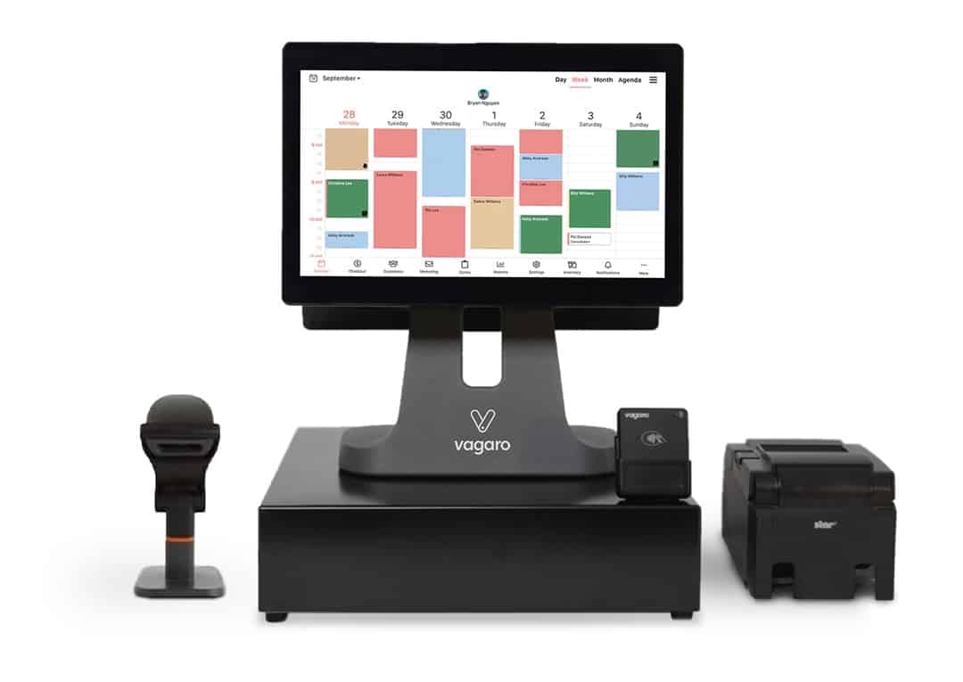 Vagaro's complete EMV POS system.