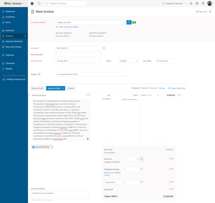 Zoho Invoice Review: Pricing, Features & Alternatives 2023