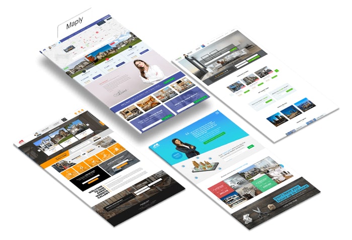 iNCOM's sample premade, customizable website design and layout.