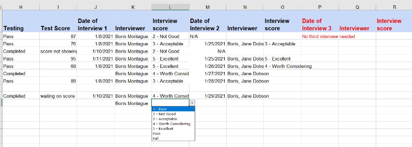 applicant tracking spreadsheet free excel templates for recruitment cash audit report contoh flow statement