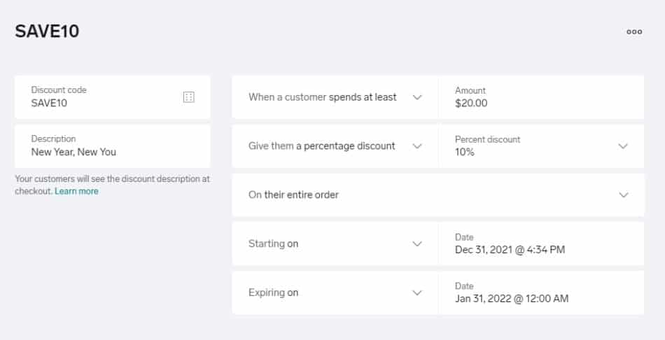 Showing how free and paid plans can create discount codes.