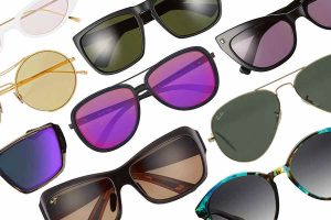 Showing a variety of sunglasses.