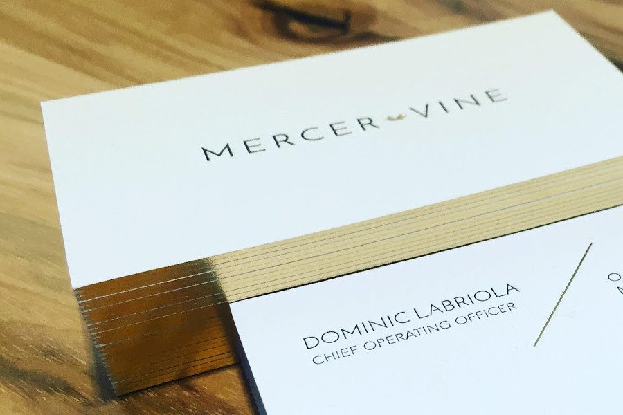 Real estate business cards.