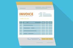 an invoice image