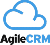 Agile CRM logo that links to Agile CRM homepage.