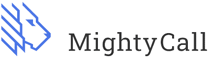 MightyCall logo.