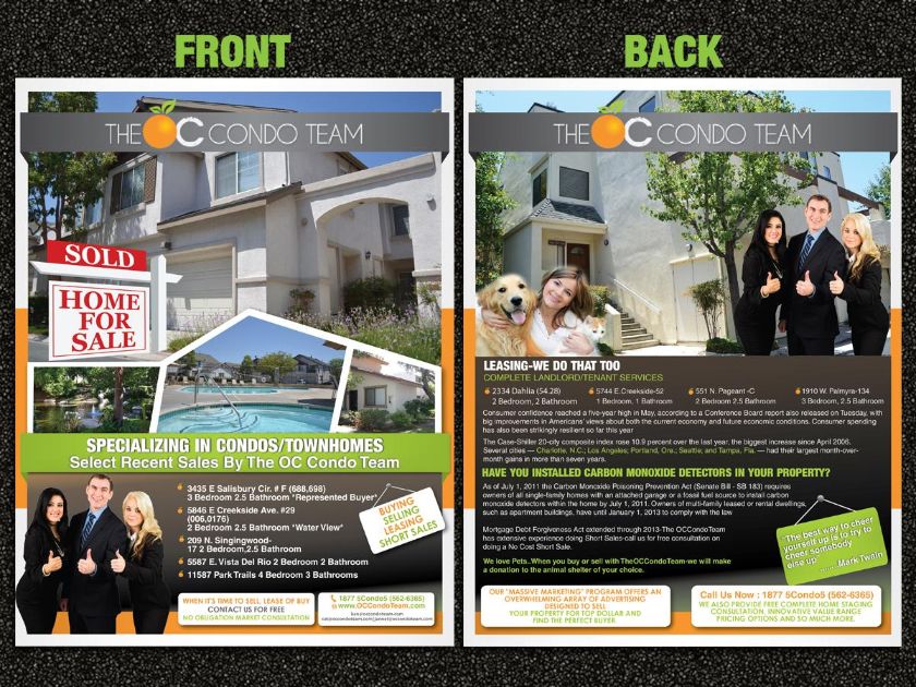 DesignCrowd Real Estate Specialties Flyer template