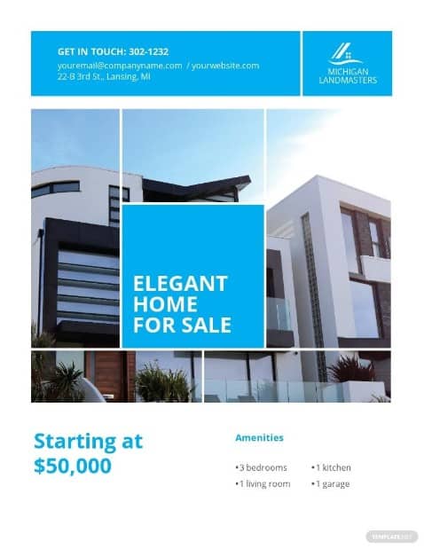 Template.Net Modern Apartment for Sale Flyer template