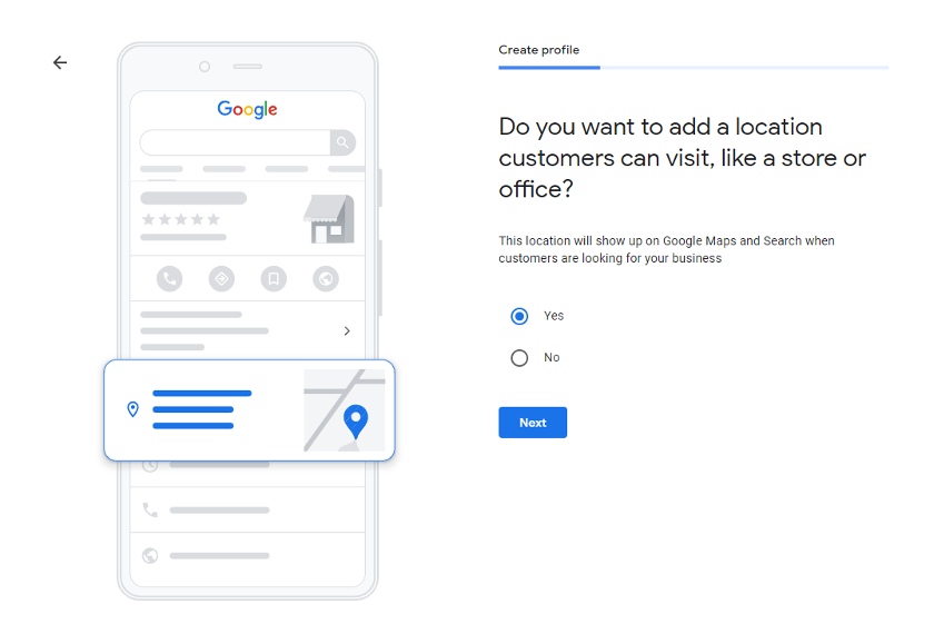 Add a location to your Google Business profile