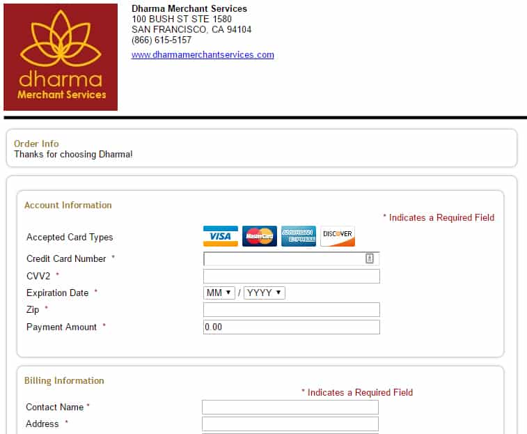 Add a “Pay Now” or “Donate” button on Dharma Merchant.