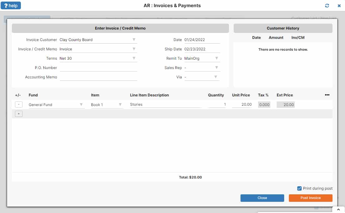 Creating Invoices on IconCMO.