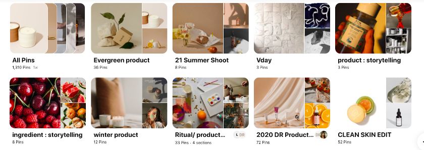 Pinterest Curated boards from Detroit Rose showcasing their products