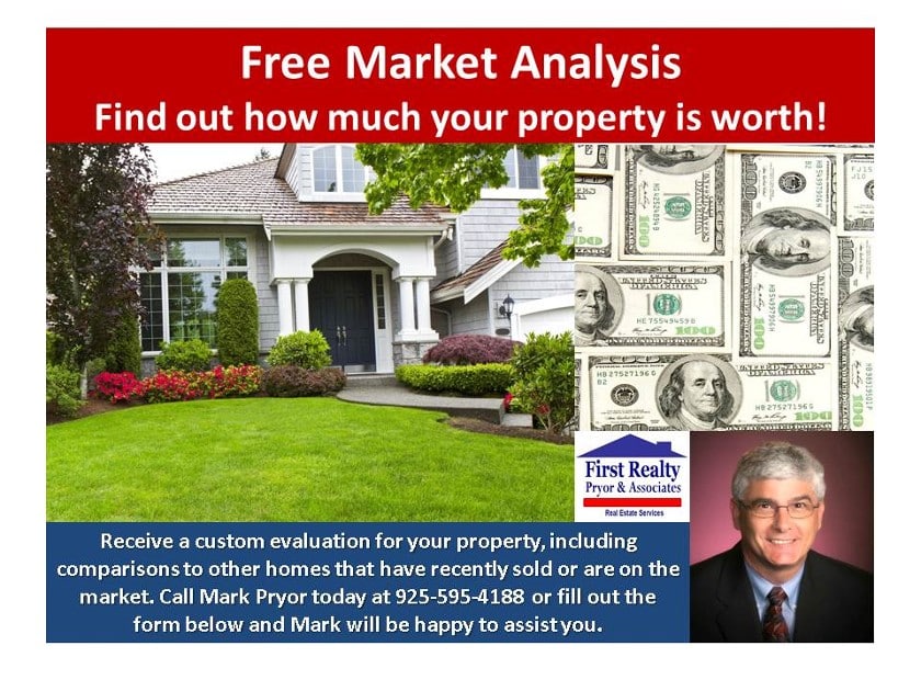 Flyer for a free market analysis service.