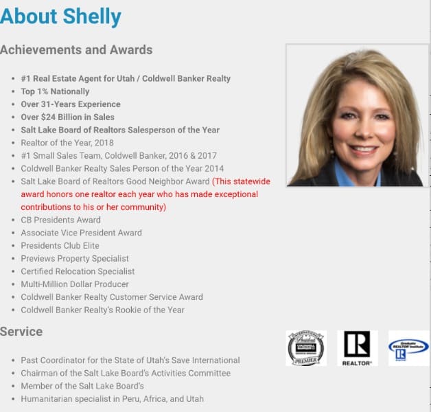 Shelly Tripp real estate agent bio