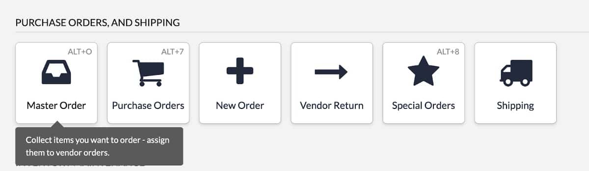 Showing automatic reorders will be ready to add in master order.
