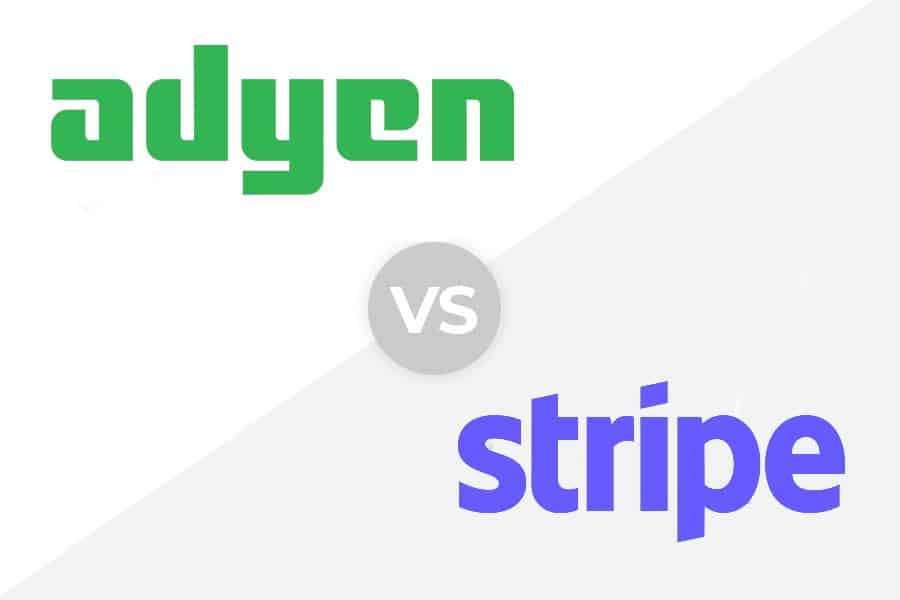Adyen vs Stripe logo