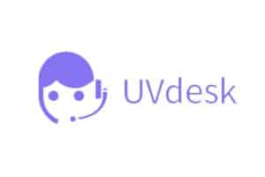 UVdesk logo.