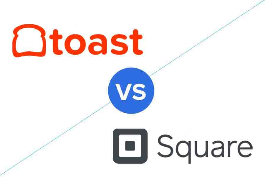 Toast vs Square logo.