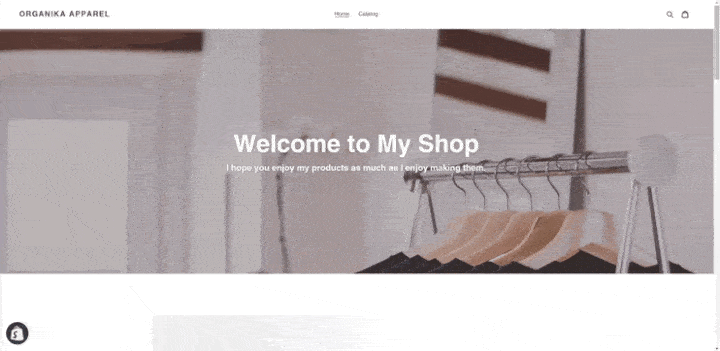 Shopify ecommerce site builder
