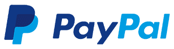 PayPal logo that links to the PayPal homepage in a new tab.