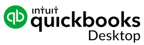 QuickBooks that links to the QuickBooks homepage in a new tab.