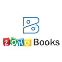 Zoho Books logo.