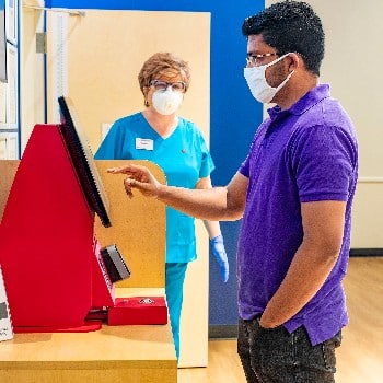 CVS check-in kiosks.