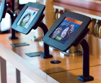 Panera's ordering kiosk.