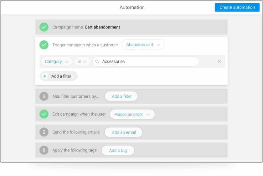 Metrilo email marketing automation.