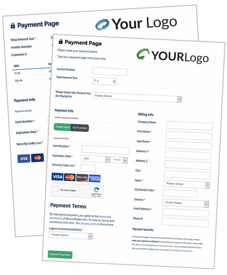 Payline Data Payment page.