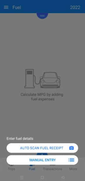 Adding fuel transactions information to calculate fuel economy in TripLog.