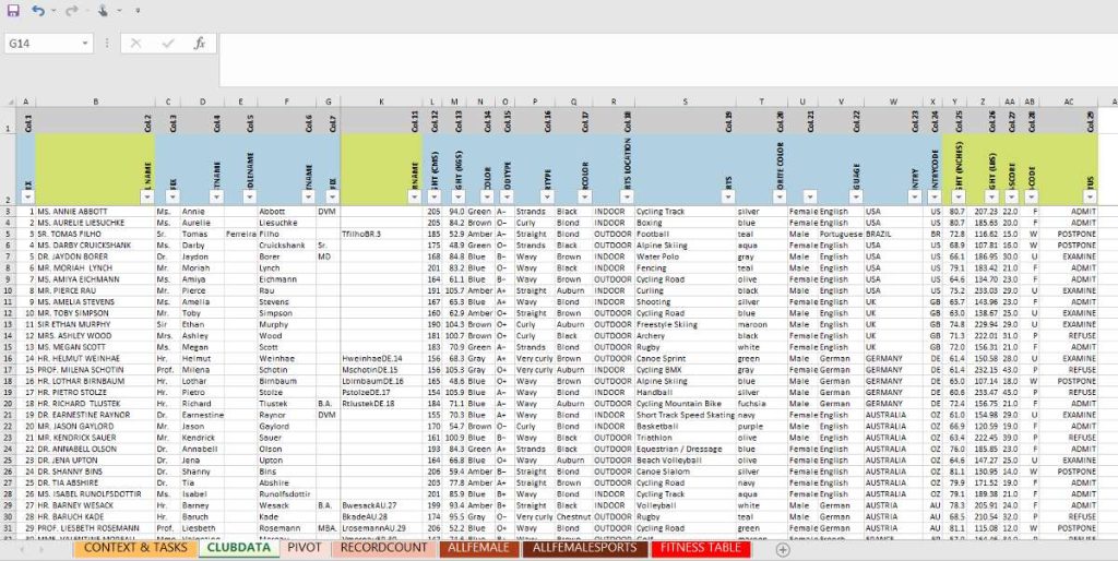 Free Excel Test for Interviewing Candidates