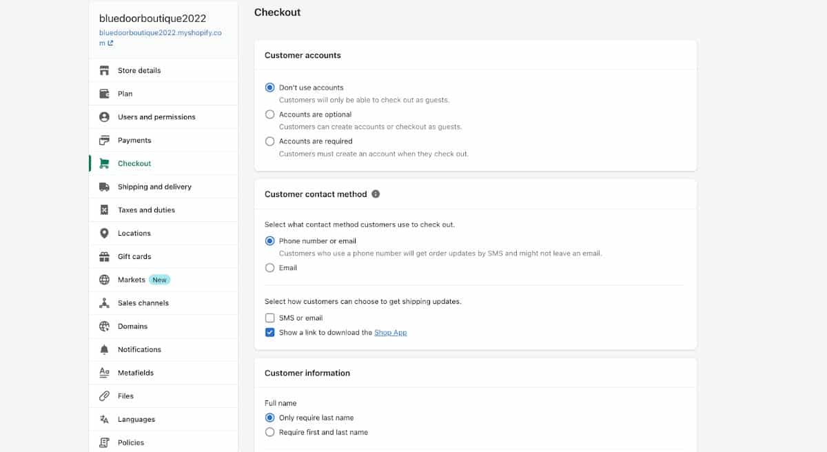 Customizing checkout to function how you want it.