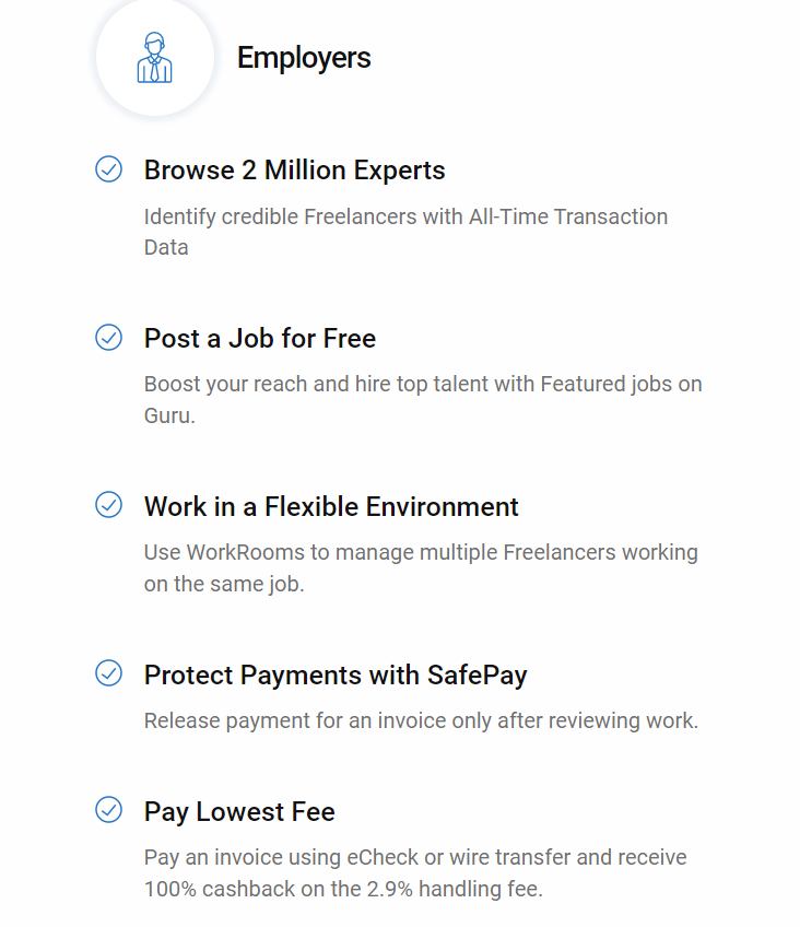 Showing how easily you can post your jobs to find freelancers.