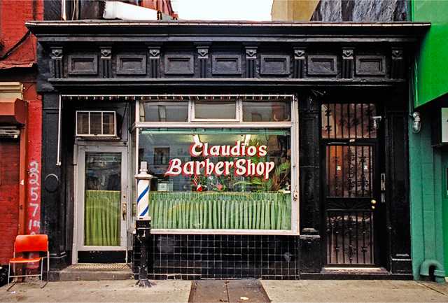 Showing an old-fashioned design of a barbershop.