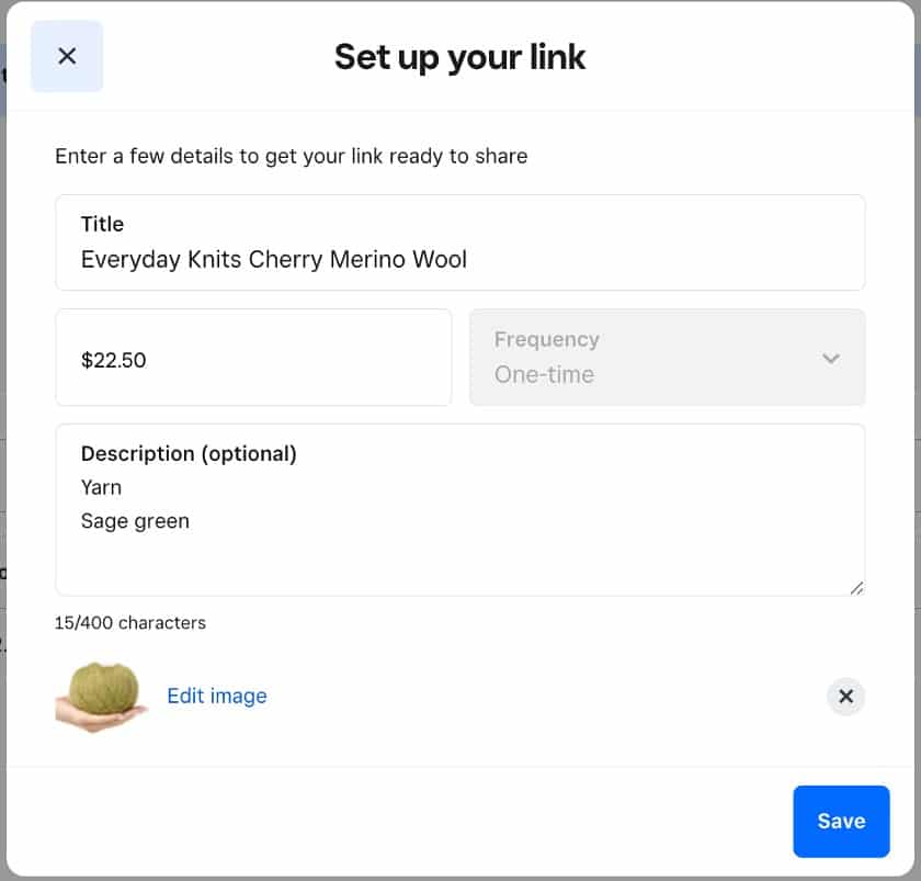 Setting up your link.