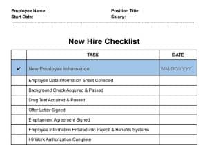 How to Create a New Hire Checklist [+ Free Template]