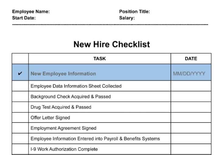 How to Create a New Hire Checklist [+ Free Template]