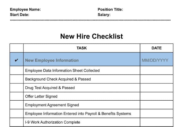 How to Create a New Hire Checklist [+ Free Template] (2023)