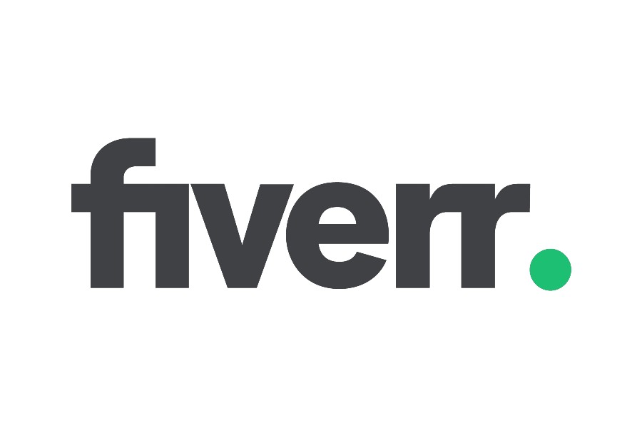 Fiverr logo for review article.