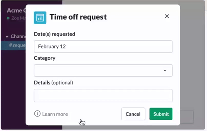 Automate everyday tasks with Slack workflow builder