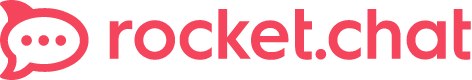 Rocket.chat logo that links to the rocket.chat homepage in a new tab.