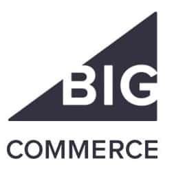 Bigcommerce logo that links to Bigcommerce homepage in a new tab.