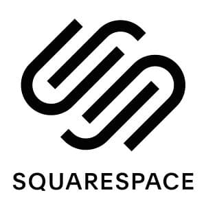 Squarespace logo that links to Squarespace homepage in a new tab.