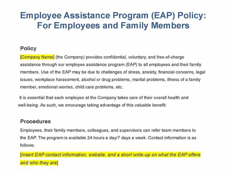 What Is an EAP? Small Business Guide (+ Sample EAP Policy)