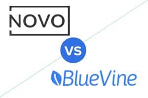 Novo vs Bluevine logo.