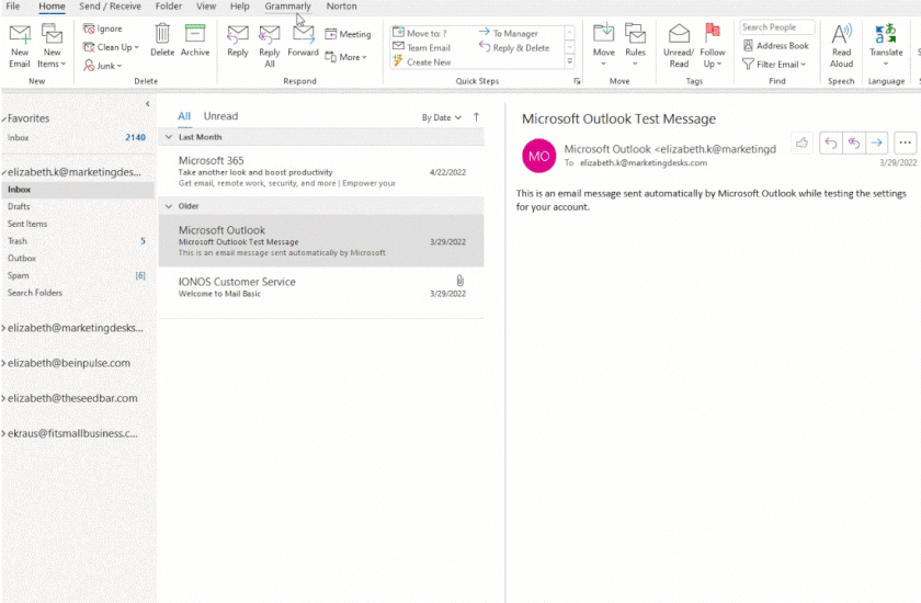 Adding Outlook email templates to a new message.