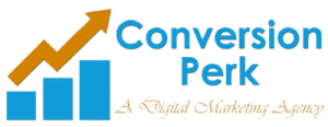 Conversion Perk logo that links to the Conversion Perk homepage in a new tab.
