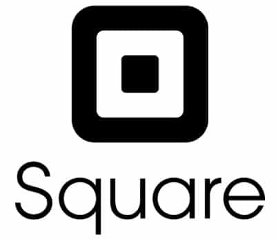 Square logo that links to the Square homepage in a new tab.