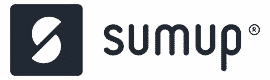 SumUp logo that links to the SumUp homepage in a new tab.